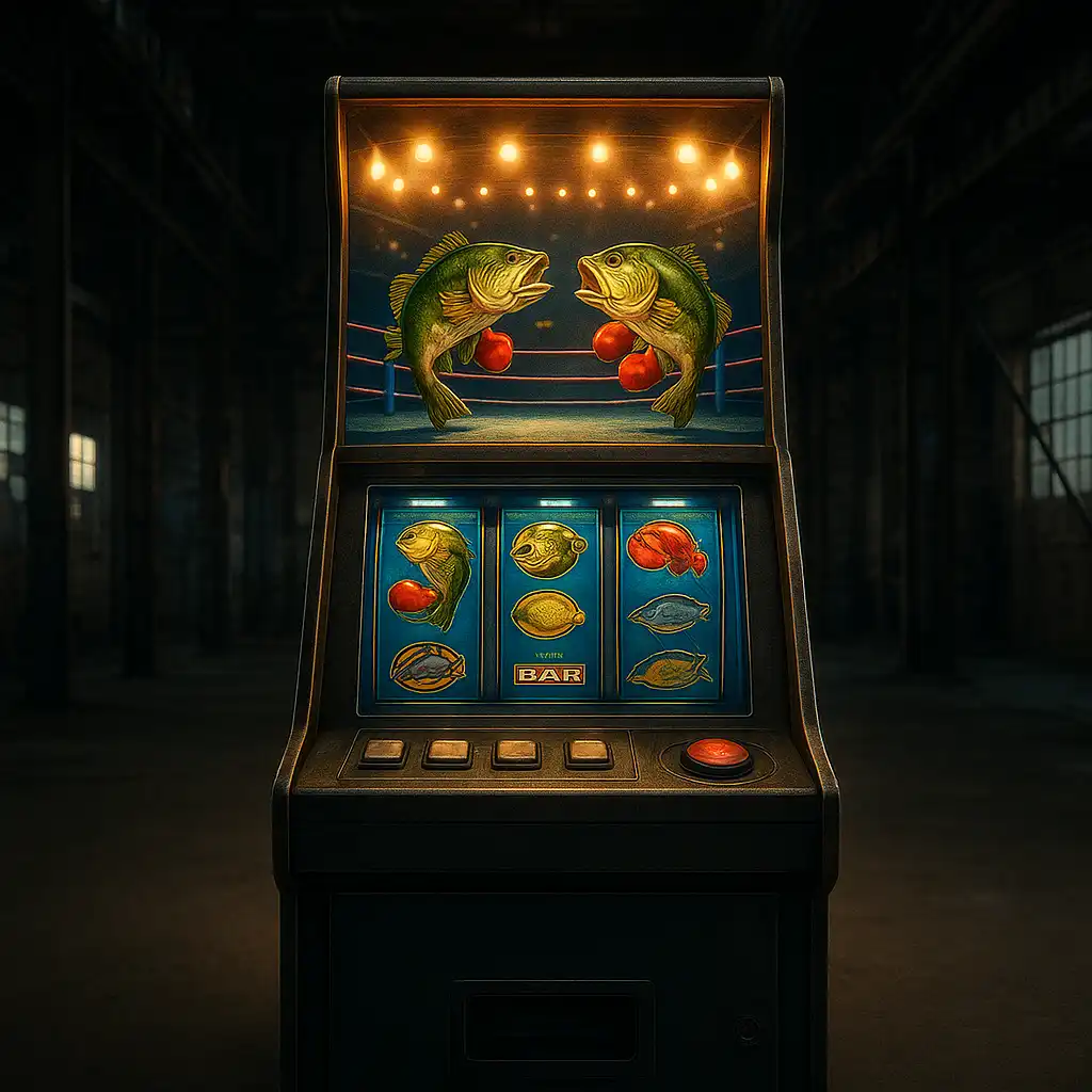 Big Bass Boxing Bonus Round slot cabinet at DieselWin Casino